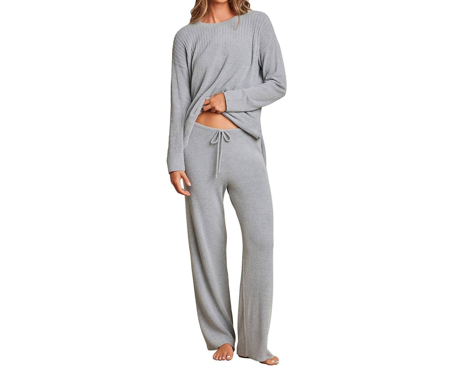 Barefoot Dreams - Cozy Chic Ultra Lite Crewneck With Slits