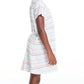 Chaser - Women's Happy Stripe T-shirt Dress