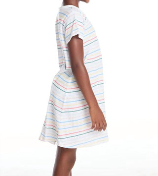 Chaser - Women's Happy Stripe T-shirt Dress