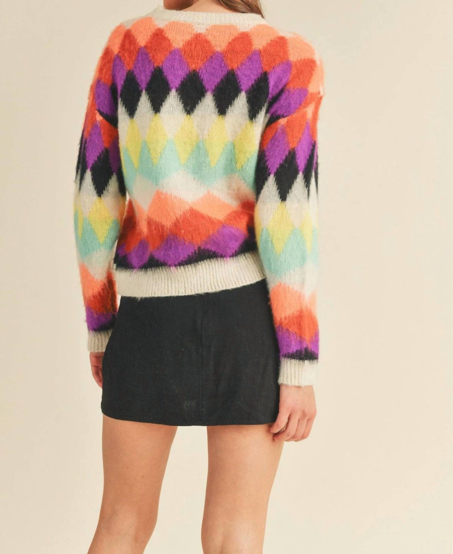 &Merci - Diamond Knit Sweater