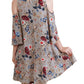 Umgee - Floral Cold Shoulder Dress