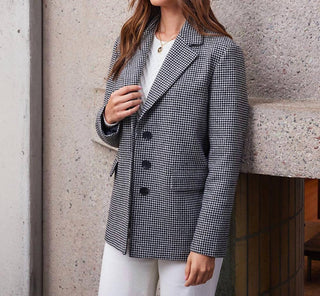 Karen Kane - Houndstooth Blazer