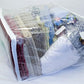 Set of 5 Clear Vinyl Zippered Storage Bags 25x21x11 Inch