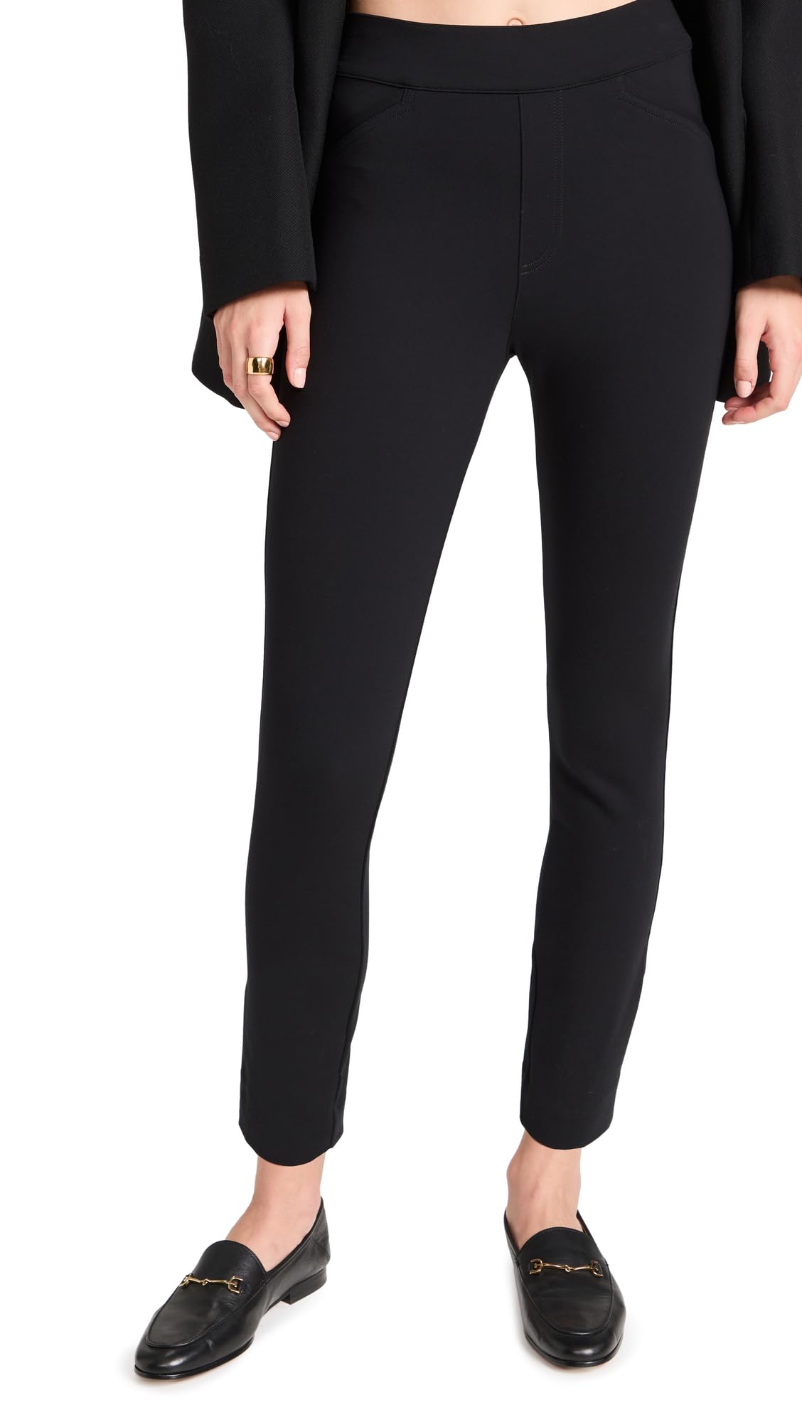 SPANX Women's Backseam Skinny Pants, Classic Black, S
