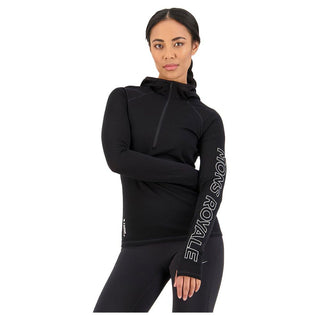 Bella Tech Hood Women's Base Layer Top - Large Black