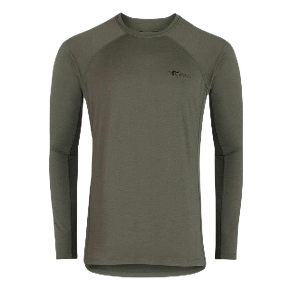 Stone Glacier Chinook Merino Crew Long Sleeve Shirt Tarmac Medium