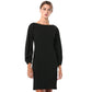 Tommy Hilfiger Women's Balloon Sleeve Sheath, Black, 6