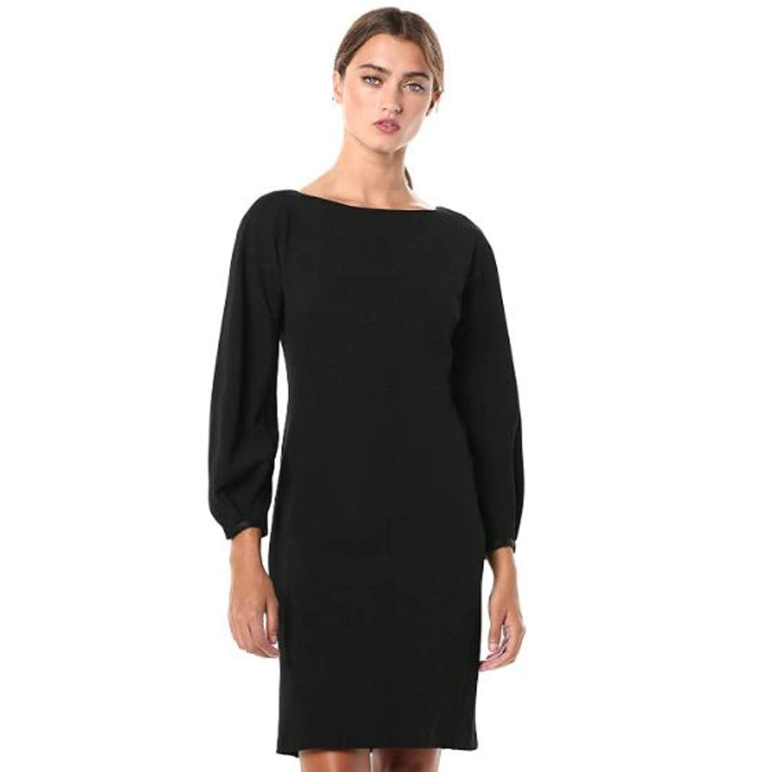 Tommy Hilfiger Women's Balloon Sleeve Sheath, Black, 6