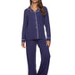 Long Sleeve PJ Top w/Drawstring Pant Set (Astral Aura, Medium)