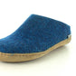 Glerups Wool Slip-On Shoes with Leather Outsole