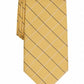 Club Room Mens Kelley Grid Silk Blend Plaid Neck Tie Yellow O/S