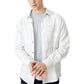 COTTON ON Mens Camden Plaid Collared Button-Down Shirt Ivory XL