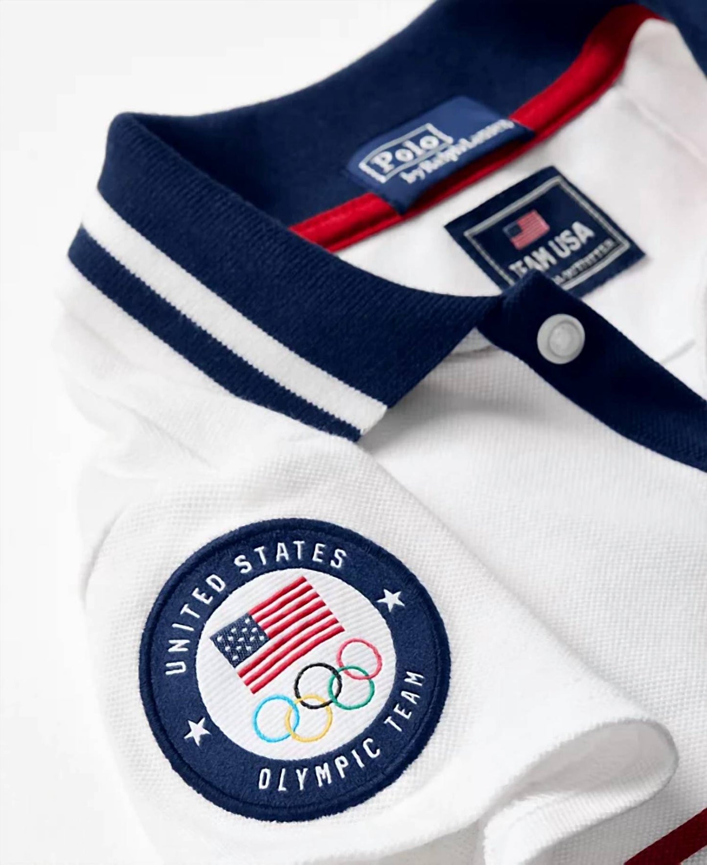 Polo Ralph Lauren - Girls Team Usa Stretch Mesh Polo Dress