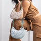 Jen & Co. - Women's Donnatella Floral Half Moon Crescent Satchel Bag