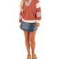 She + Sky - Girl on the Go Colorblock Sweatshirt