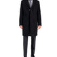 Michael Kors Mens Classic fit Overcoat Coat 44 R Black Solid