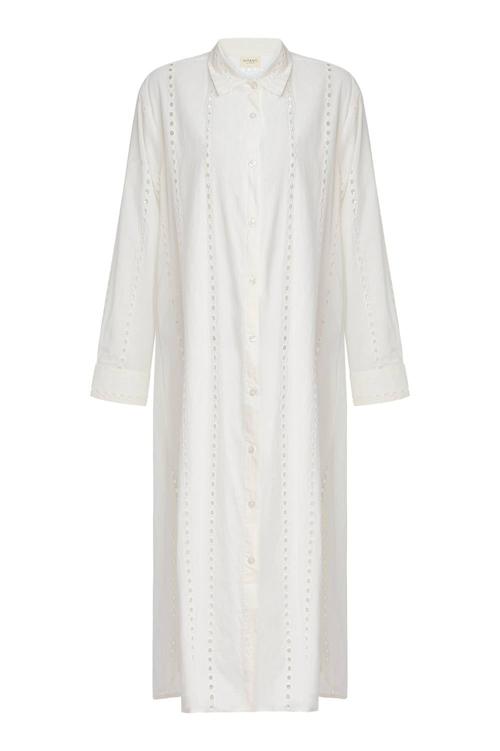 Sitano - Women's Positano Maxi Shirt Dress