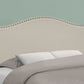 Full Size Upholstered Bed Headboard - Beige