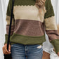 Dear Lover - Colorblock Crew Neck Sweater