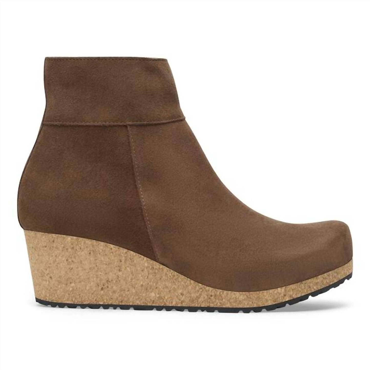 Birkenstock - Women's Ebba Side Zip Cork Wedge Boot