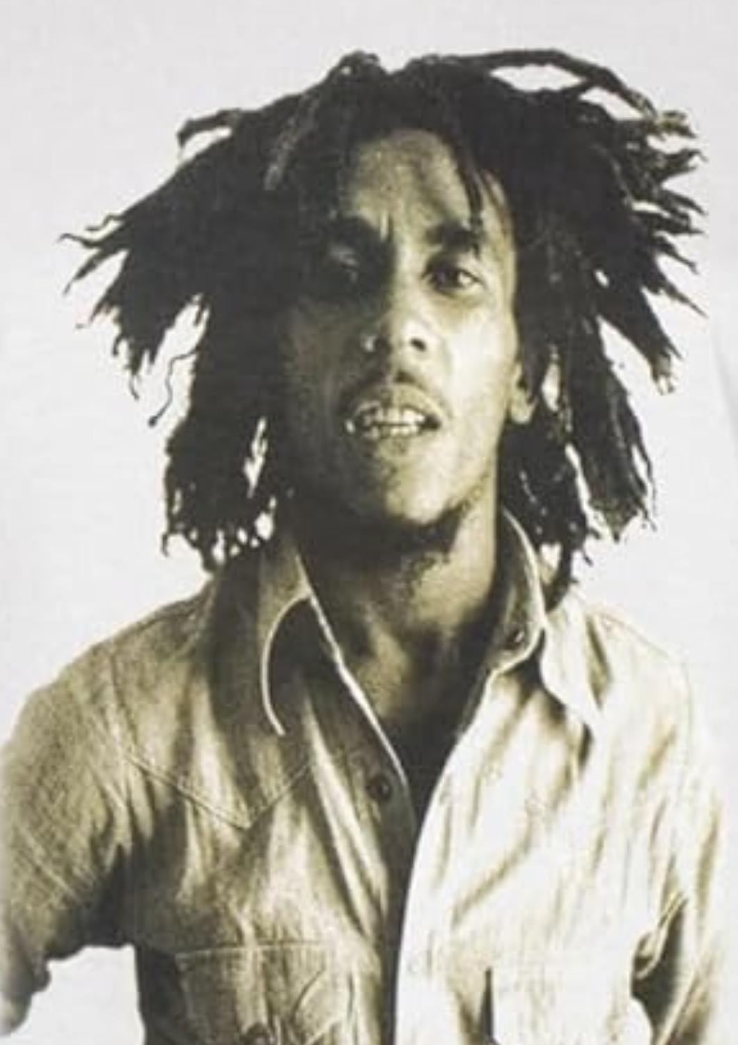 Bob Marley - Teen's Sepia Juniors Long Sleeve T-shirt