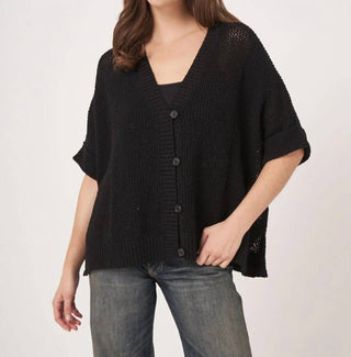 Repeat Cashmere - Oversized Crochet Cardigan