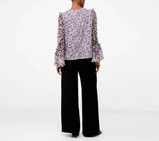 French Connection - Alezzia Ely Jacquard Mix Top