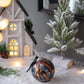 Christmas Ball Ornaments Set of 6 Glass Decorative Hanging Balls