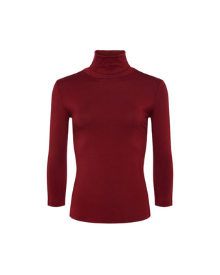 L'Agence - Aja Turtleneck 3/4 Sleeve Top