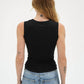 Lna - Deep U Ribbed Tank Top
