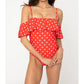 Marina West Swim - Polka Dot Off Shoulder One Piece
