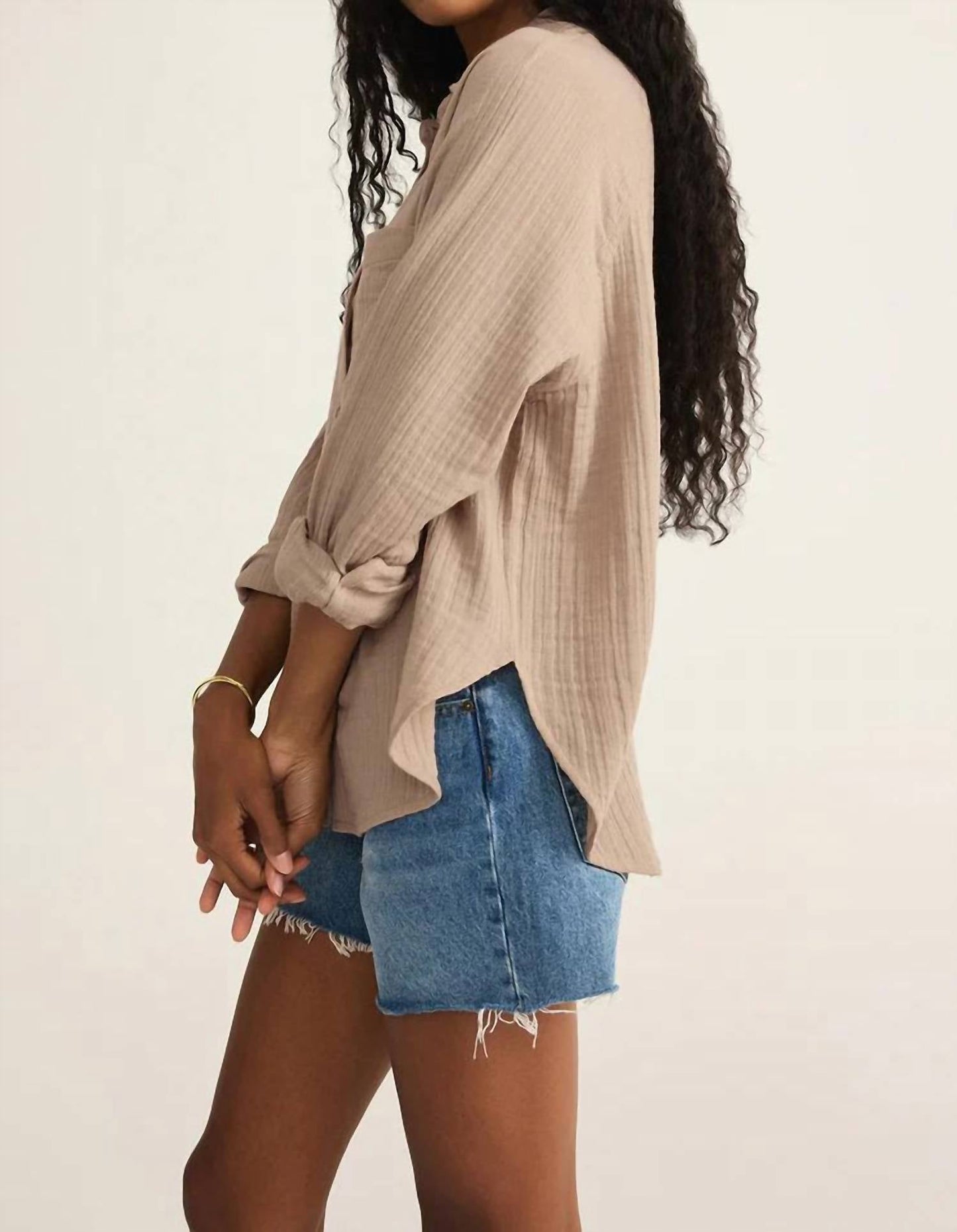 Z Supply - Perfect Airy Gauze Button Up Shirt