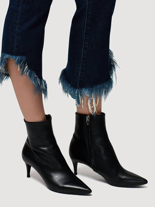 Frame - Le Crop Mini Boot Shredded Raw Jean
