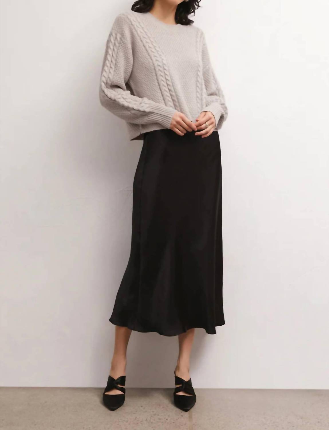 Z Supply - Eternal Metallic Cable Sweater