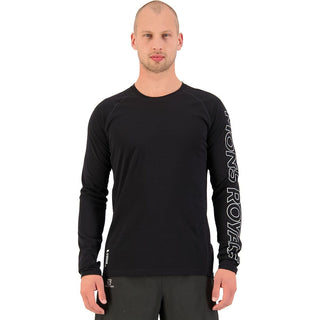 Mons Royale Temple Tech Mens Long Sleeve Shirt Black L
