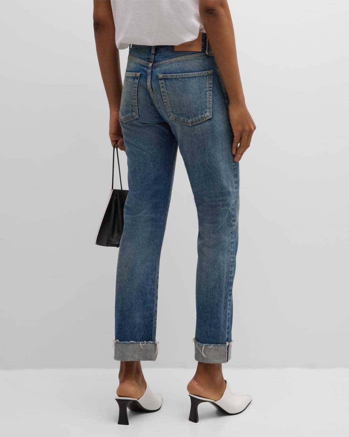 Moussy - Hopewell Straight Cuffed Jeans