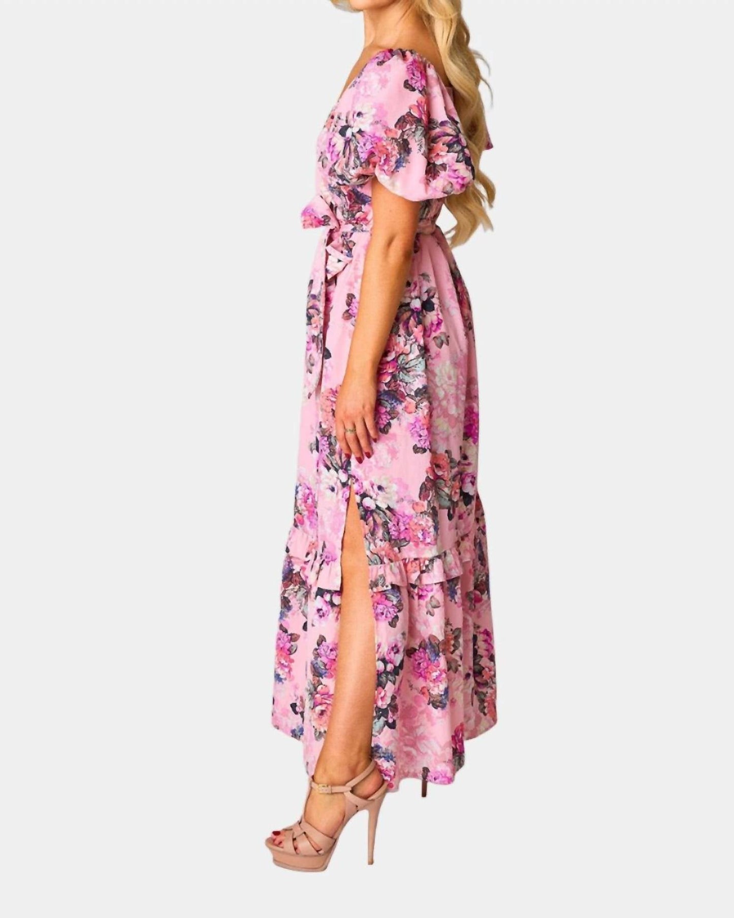 Buddylove - Sydney Puff Sleeve Maxi Dress