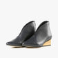 All Black - Women's Square Wedge Shootie