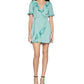 BCBGeneration Women's Surplice Faux WRAP Dress, Pistachio, L