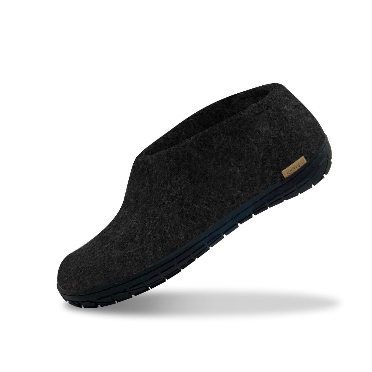 GLERUPS Unisex Wool Slipper Shoes with Rubber Sole