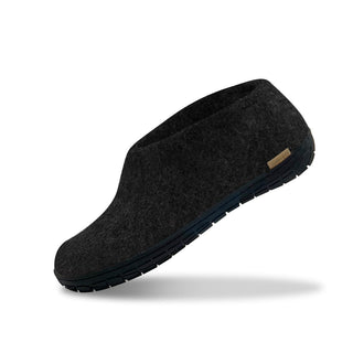 GLERUPS Unisex Wool Slipper Shoes with Rubber Sole