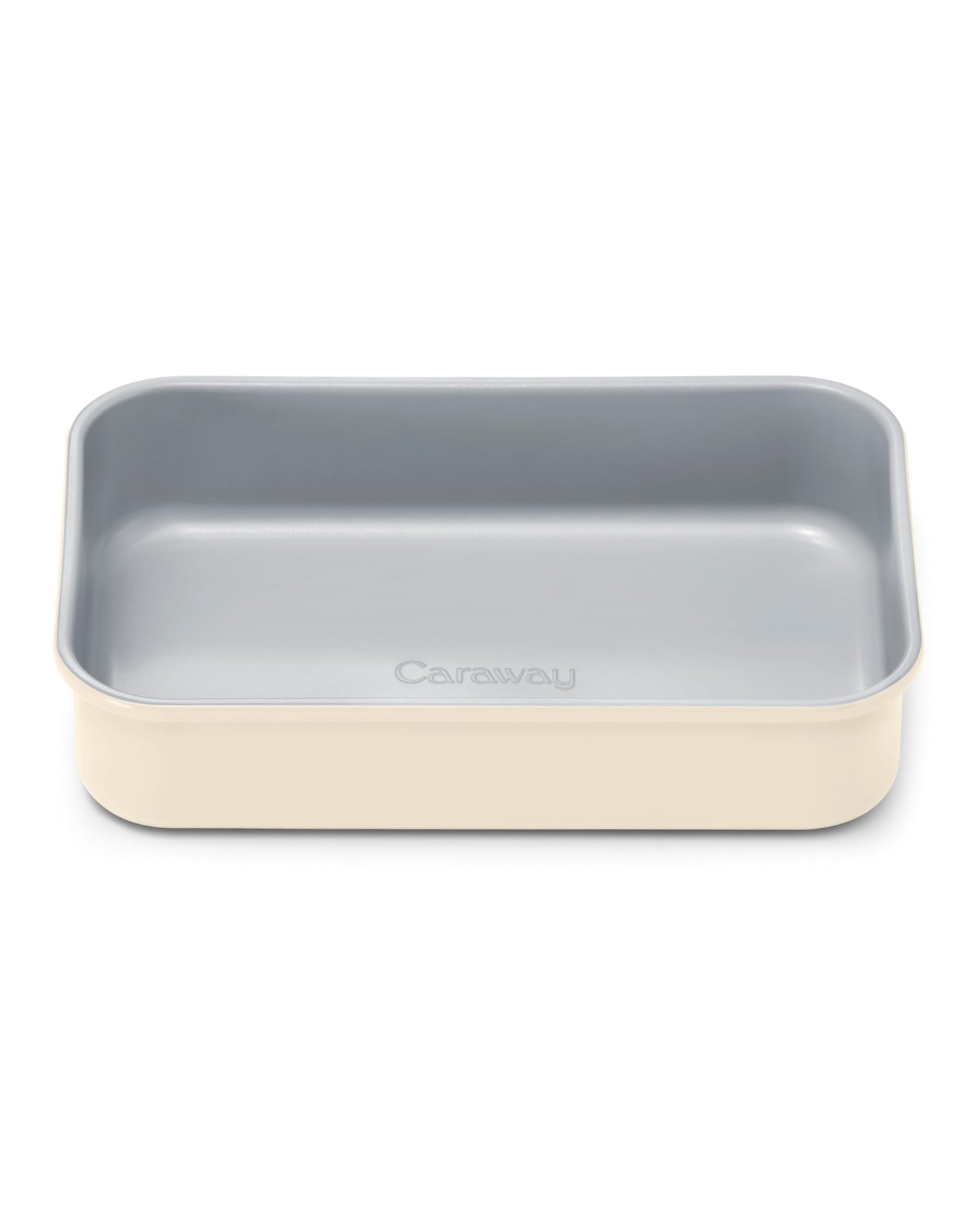 Caraway Nonstick 9 x 65 Small Rectangle Baking Pan  NonToxic PTFE  PFOA Free  Aluminized Steel Core  Deep Ceramic Baking Pan for Casseroles Lasagna  More  Cream
