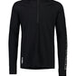 Mons Royale Temple Tech Hooded Zip Top - Men's Black