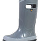 BOGS Unisex Child Waterproof Rainboot - Grey