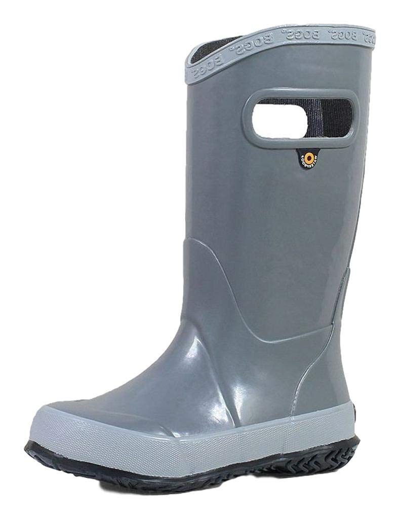 BOGS Unisex Child Waterproof Rainboot - Grey