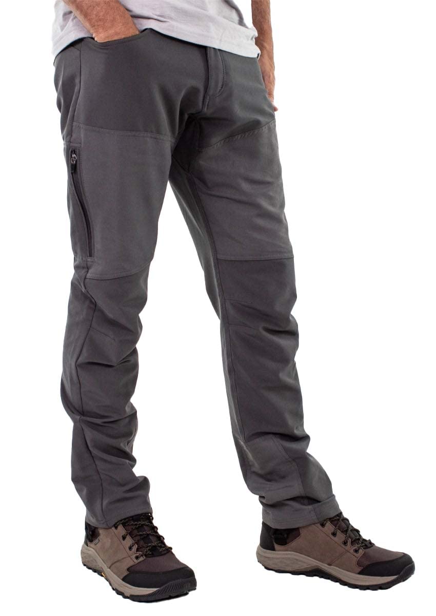 Club Ride Apparel Fat Jack Mens Mountain Bike Riding Pants Water Resistant Softshell 4 Way Stretch Asphalt Medium