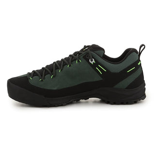 Salewa Wildfire Leather Shoes - Raw Green/Black