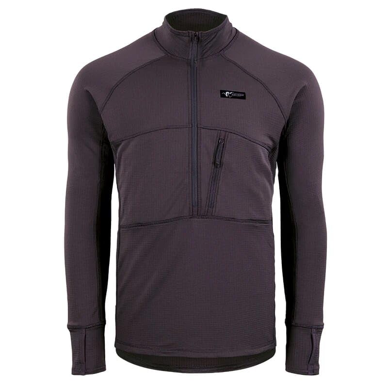 Stone Glacier Helio Pullover Micro Grid Fleece Obsidian Medium