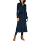 Women's Wool Blend Maxi Coat - Black