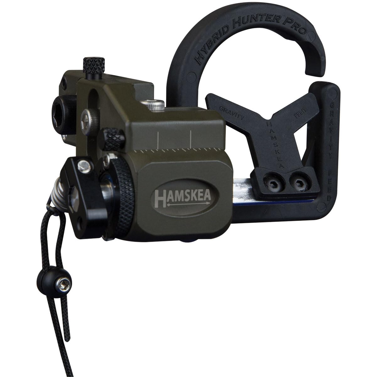 Hamskea Archery Solutions Hybrid Hunter Pro Left Hand Micro Tune Archery Rest OD Green